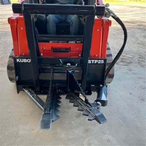 skid steer hydraulic tree puller|best tree puller for tractor.